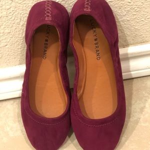 Lucky Brand Suede Flats